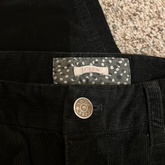 J. Crew Black Cords Size 27 Short Bootcut - Picture 3 of 3